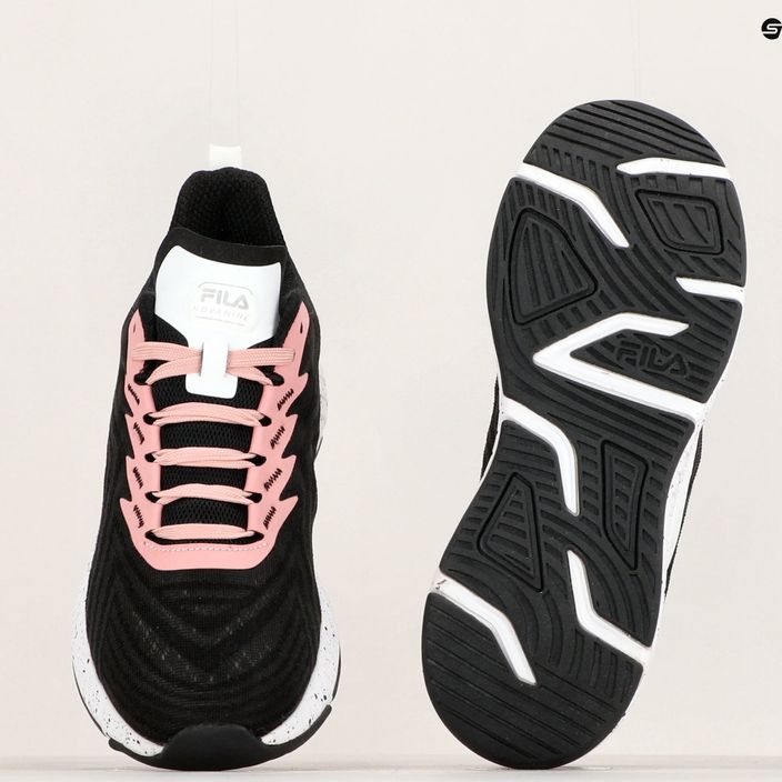 FILA női cipő Novanine fekete/flamingó rózsaszín/fehér 19