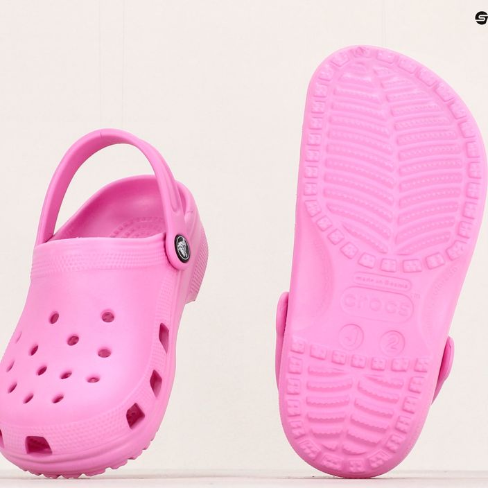 Crocs Classic Clog Gyerek flip-flop taffy rózsaszínű fapapucs 13