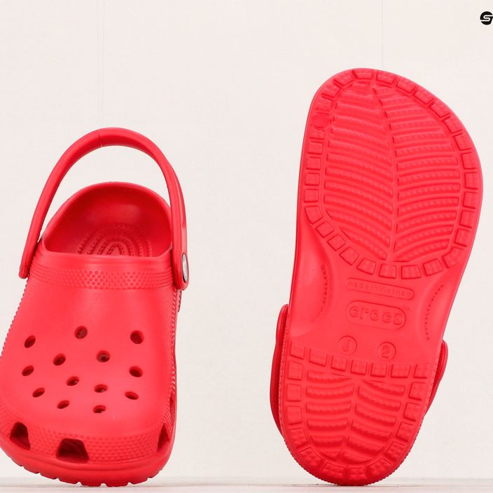 Crocs Classic Clog Gyerek flip-flopok egyetemi piros 13