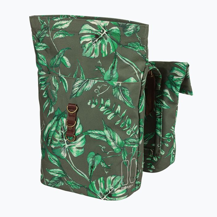 Csomagtartók Basil Ever-Green Double Bicycle Bag 32 l thyme green 3