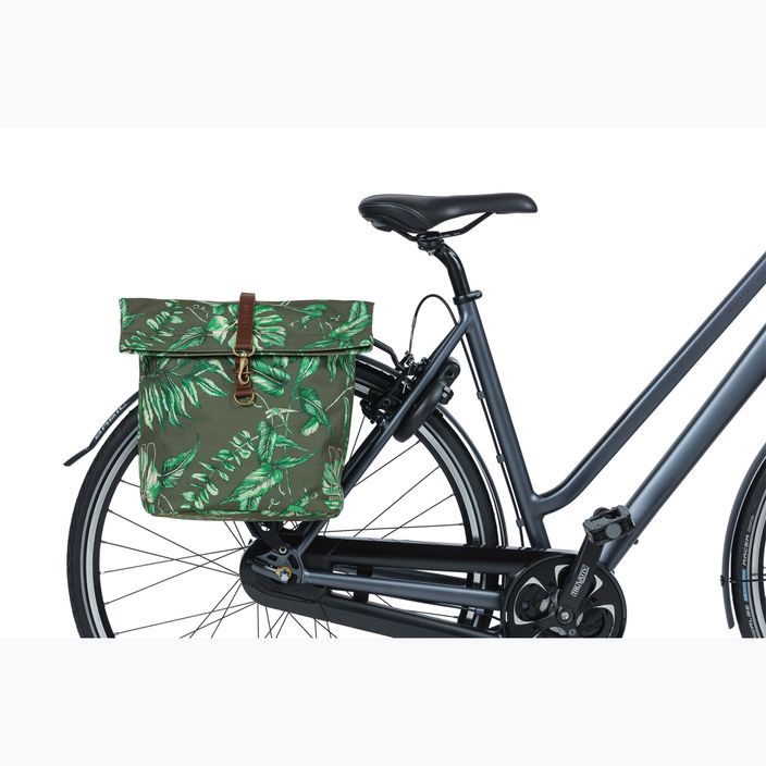 Csomagtartók Basil Ever-Green Double Bicycle Bag 32 l thyme green 6
