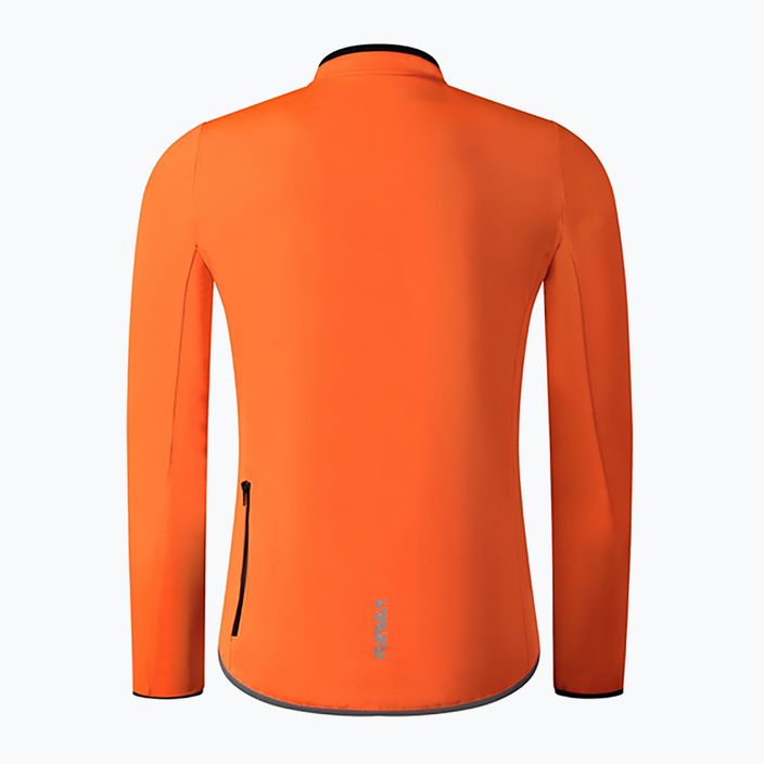 Shimano Windflex férfi kerékpáros kabát narancssárga PCWWWBPWUE11MA0104 2