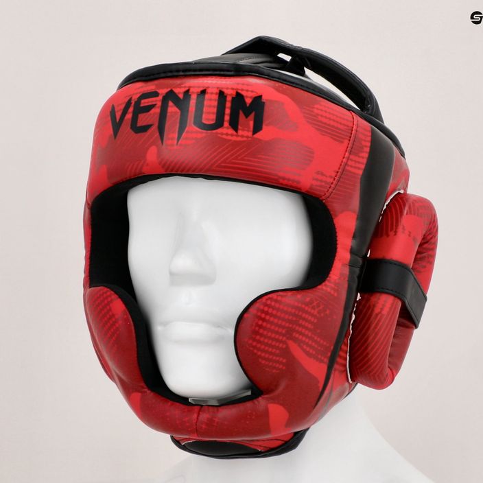 Venum Elite piros terepszínű bokszsisak 13