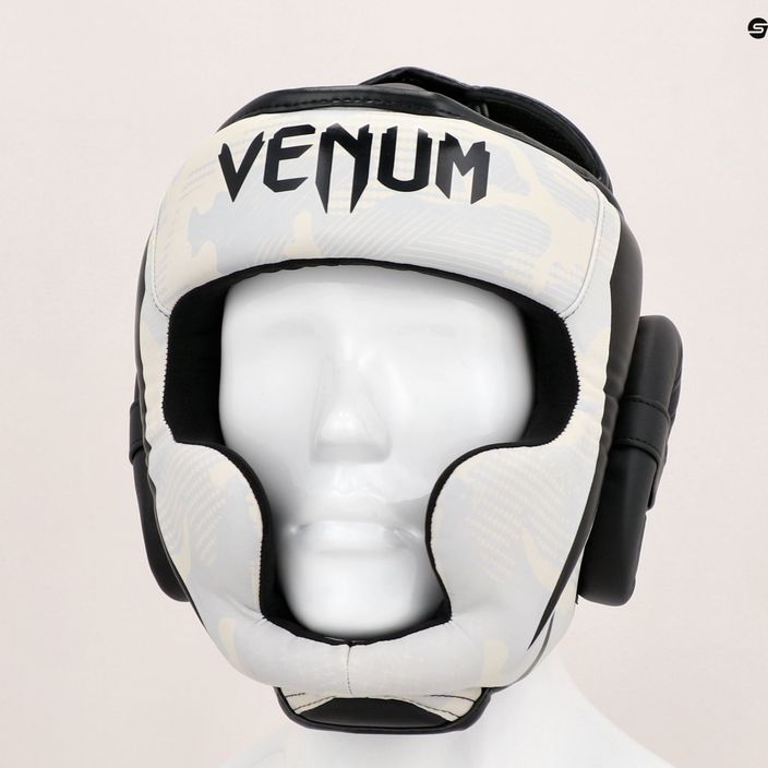 Venum Elite fehér/camo bokszsisak 13