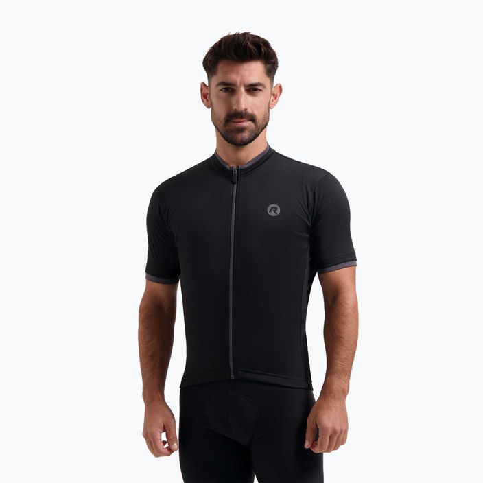 Férfi kerékpáros mez Rogelli Essential black