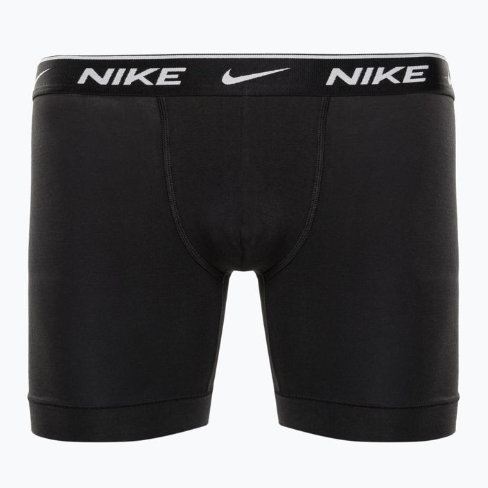 Férfi Nike Everyday Cotton Stretch Boxer Brief 3Pk MP1 fehér/szürke heather / fekete 2