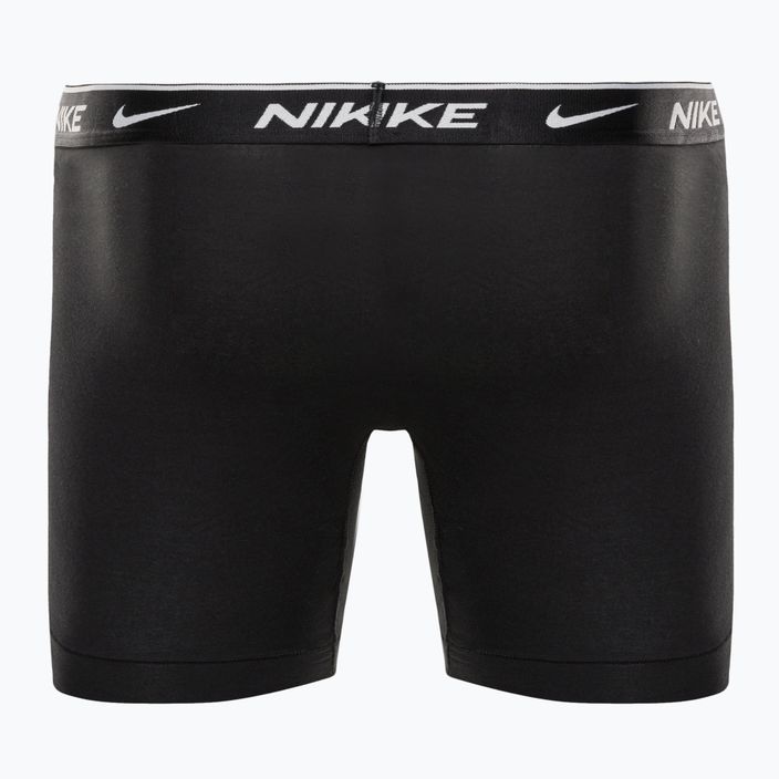 Férfi Nike Everyday Cotton Stretch Boxer Brief 3Pk MP1 fehér/szürke heather / fekete 3