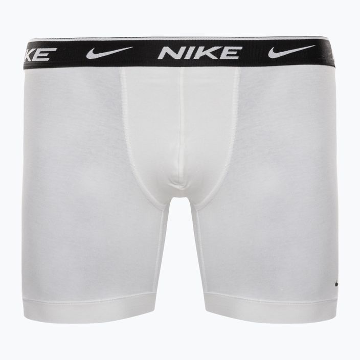 Férfi Nike Everyday Cotton Stretch Boxer Brief 3Pk MP1 fehér/szürke heather / fekete 8