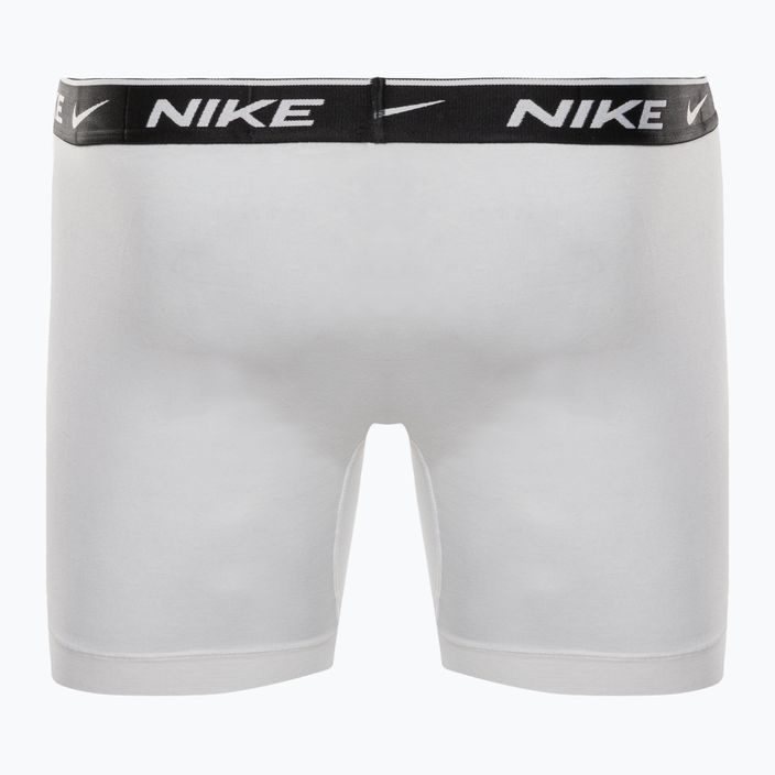 Férfi Nike Everyday Cotton Stretch Boxer Brief 3Pk MP1 fehér/szürke heather / fekete 9