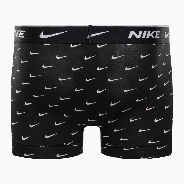 Férfi boxeralsó Nike Everyday Cotton Stretch Trunk 3Pk UB1 swoosh nyomtatás/szürke/uni kék 9