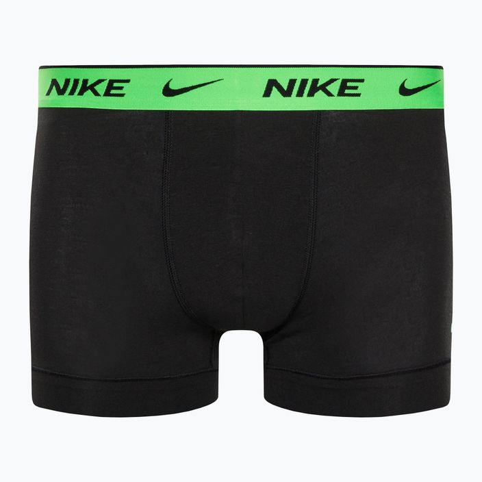 Férfi boxeralsó Nike Everyday Cotton Stretch Trunk 3Pk BAU geo block print/hűvös szürke/fekete 8