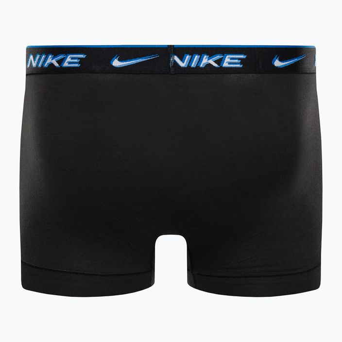 Férfi boxeralsó Nike Everyday Cotton Stretch Trunk 3Pk UB1 fekete/átlátszó wb 3