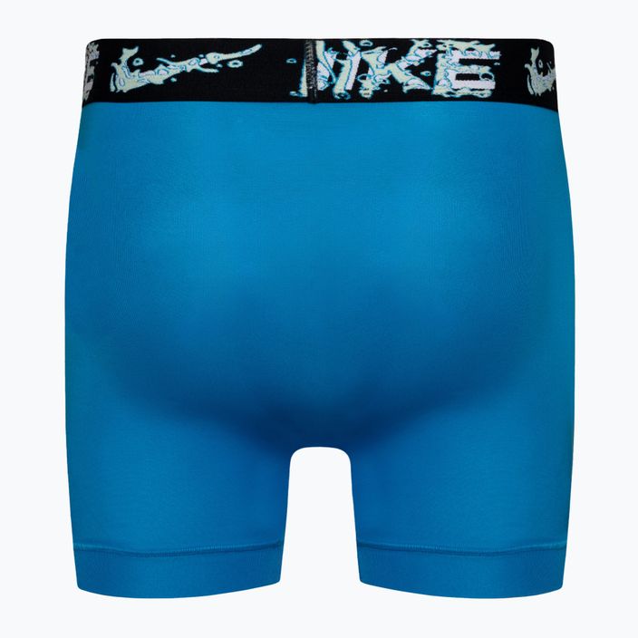 Nike Dri-Fit Essential Micro Boxer Brief 3 db férfi boxeralsó black/green/blue 5