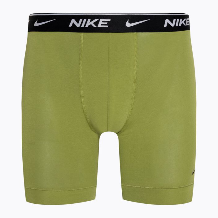 Férfi boxeralsó Nike Everyday Cotton Stretch Boxer Brief 3 pár pear/heather grey/black 2