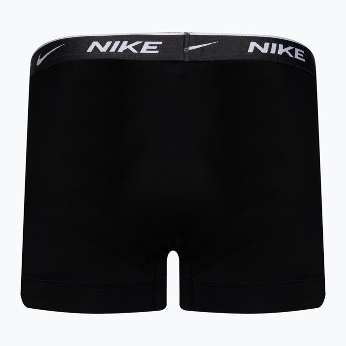 Nike Everyday Cotton Stretch Trunk 3 db férfi boxeralsó black/violet/orange 5