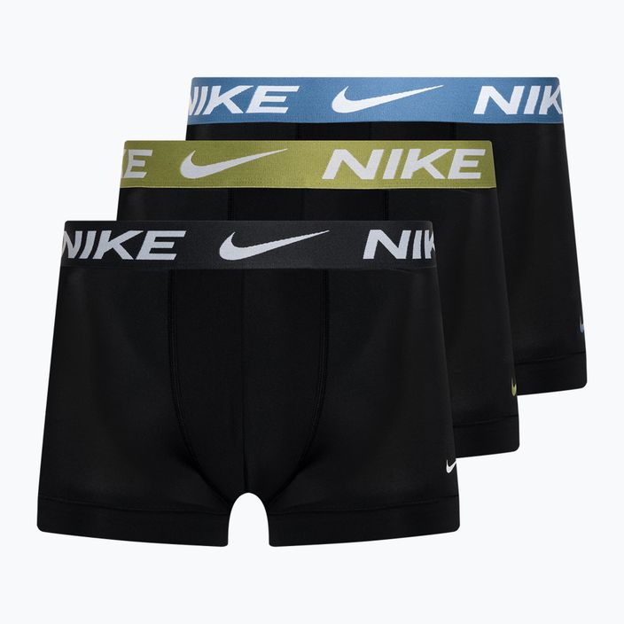 Férfi boxeralsó Nike Dri-Fit Essential Micro Trunk 3 pár black/star blue/pear/anthracite