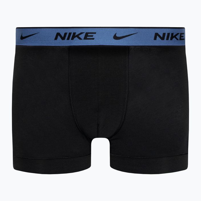 Férfi boxeralsó Nike Everyday Cotton Stretch Trunk 3 pár black/blue/fuchsia/orange 2