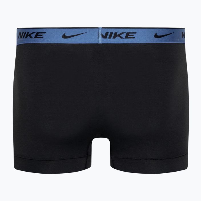 Férfi boxeralsó Nike Everyday Cotton Stretch Trunk 3 pár black/blue/fuchsia/orange 3