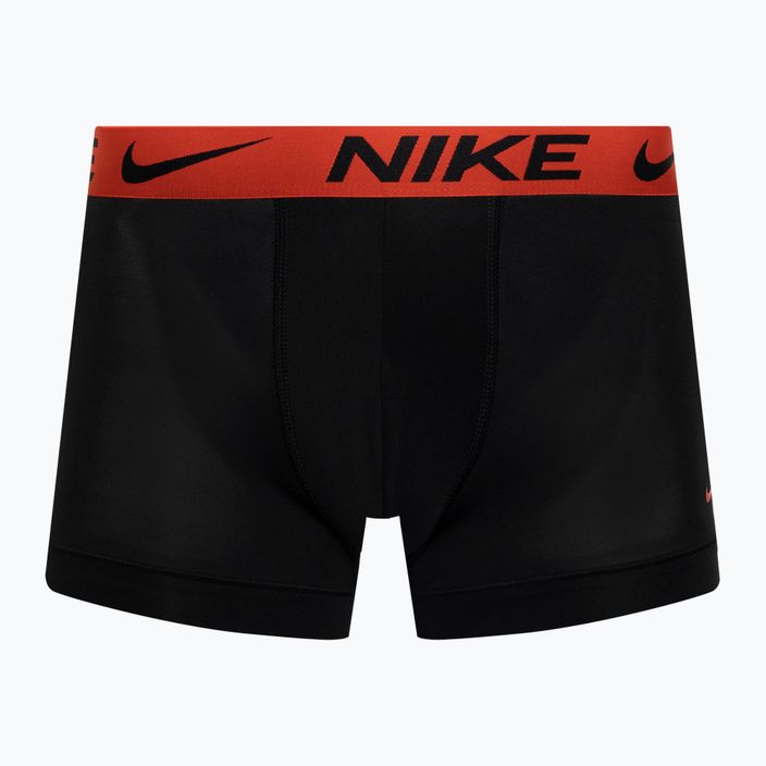 Férfi boxeralsó Nike Dri-Fit Essential Micro Trunk 3 pár gothic print/black/picante red 4