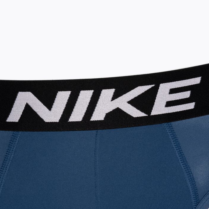 férfi alsónadrág Nike Essential Micro Boxer Brief 3 pár grey/court blue/dark red 5