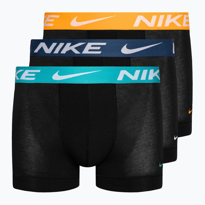 Férfi Nike Dri-Fit Essential Micro Trunk boxeralsó 3 pár kék/sárga/tengerészkék/sárga
