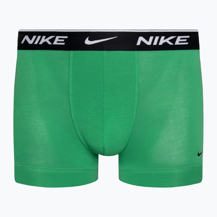 Nike Everyday Cotton Stretch Trunk 3 db férfi boxeralsó green/violet/blue 3