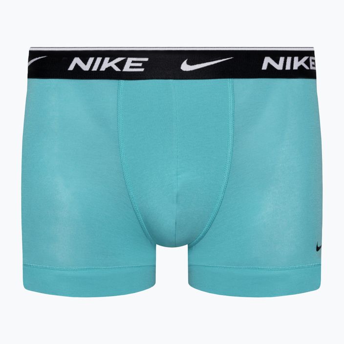 Nike Everyday Cotton Stretch Trunk 3 db férfi boxeralsó green/violet/blue 4