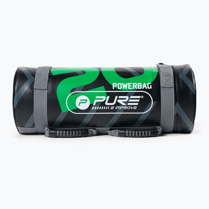 Pure2Improve Power Bag 20 kg fekete-zöld P2I202250 2
