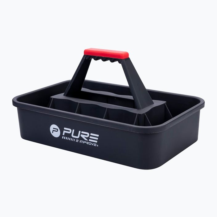 Bidonok + bidon kosár Pure2Improve Sportbottle Crate 12 db több színű 2