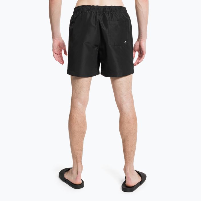 Férfi Calvin Klein Medium zsinóros úszó rövidnadrág fekete 6