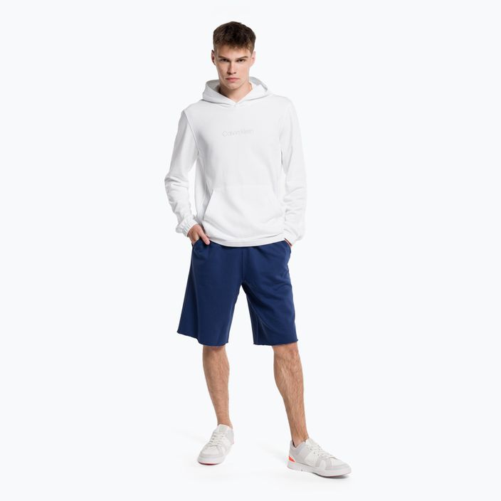 Férfi Calvin Klein kapucnis pulóver YAF világos fehér 2