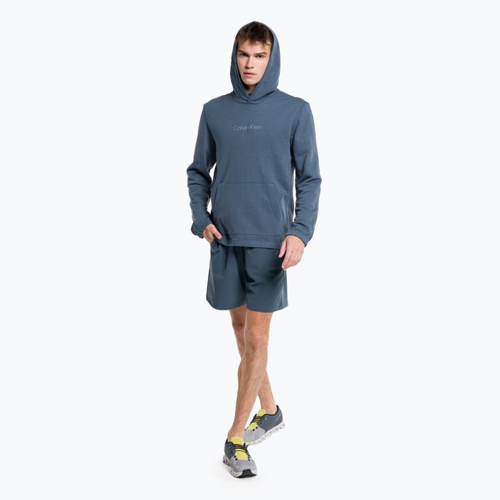 Férfi Calvin Klein kapucnis pulóver DBZ zsírkréta kék 2