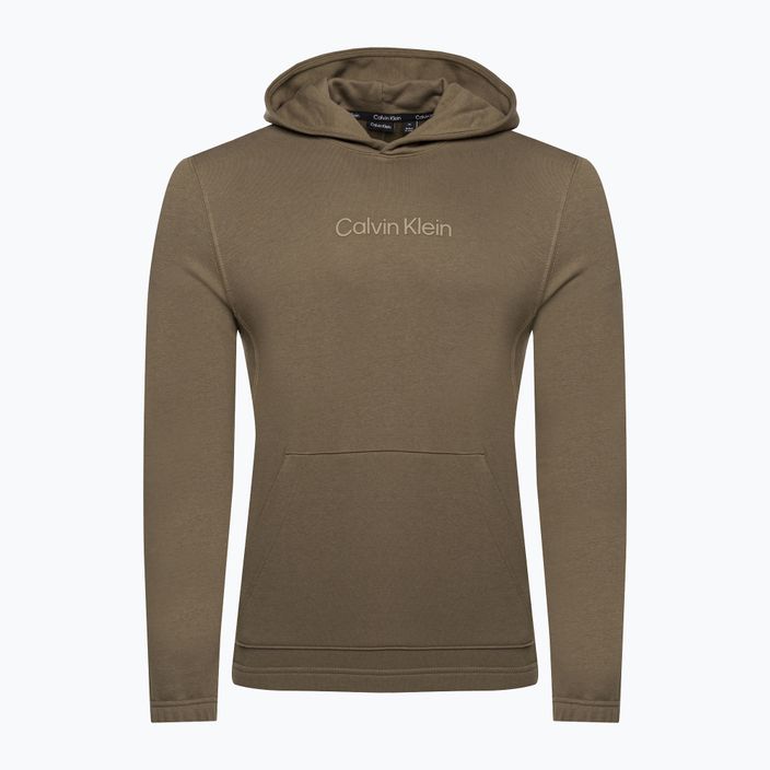 Férfi Calvin Klein kapucnis pulóver 8HU szürke olívazöld 5