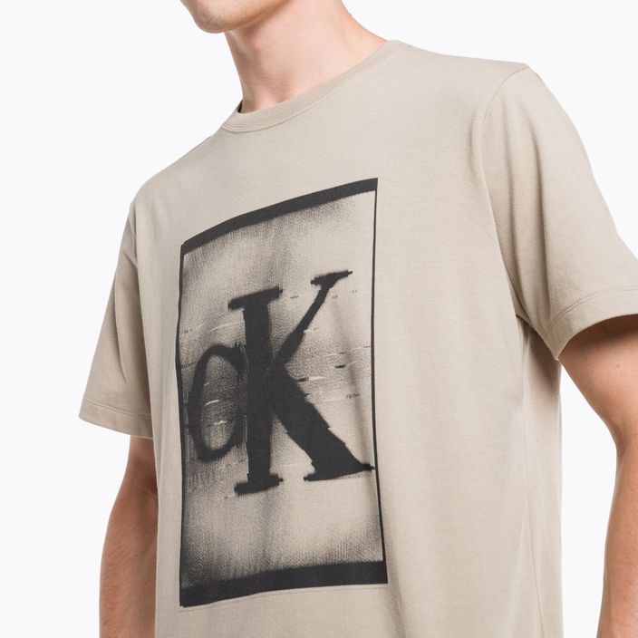 Férfi Calvin Klein téli lenvászon póló 4