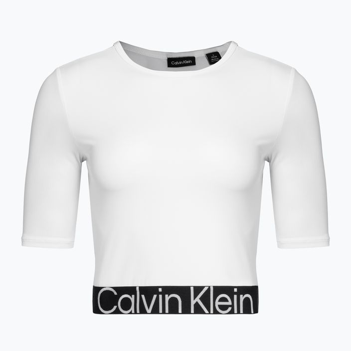 Női Calvin Klein Knit világos fehér póló 5