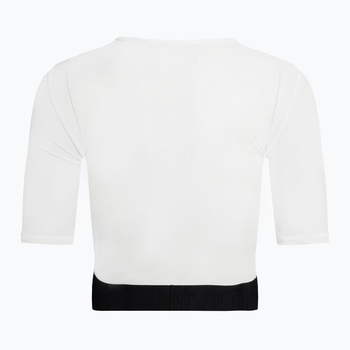 Női Calvin Klein Knit világos fehér póló 6