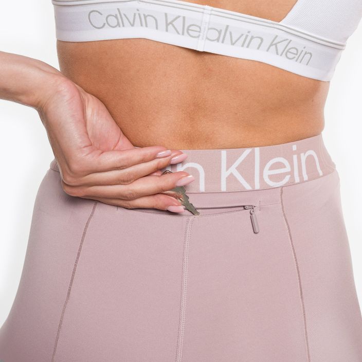 Női edző leggings Calvin Klein 7/8 8HR szürke rózsaszín szürke 4