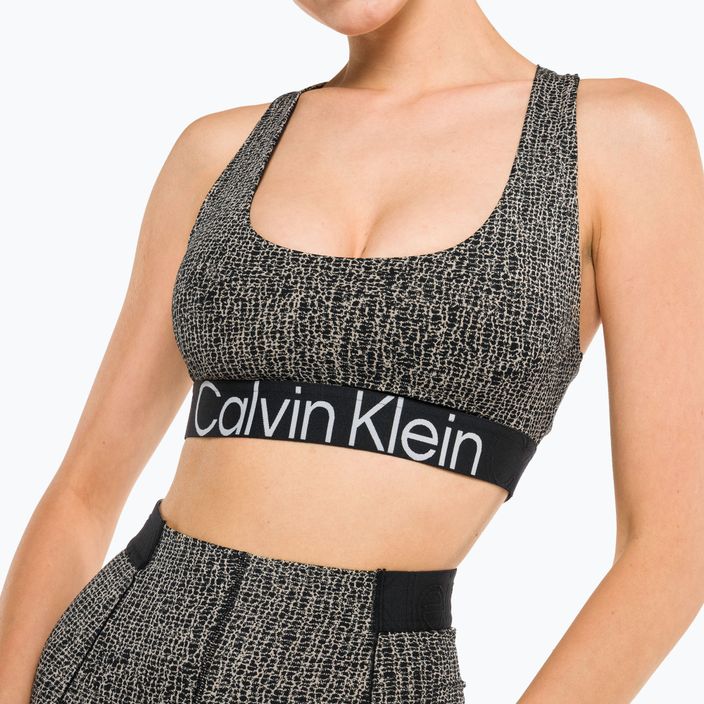 Calvin Klein Medium Support 8VR sokkoló nyomtatott fitness melltartó 4