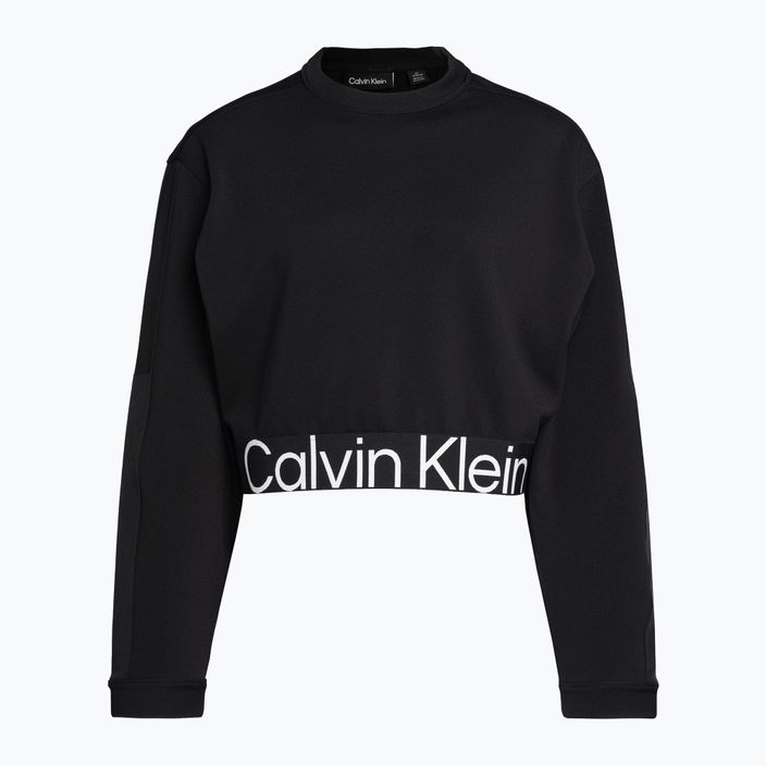 Női Calvin Klein pulóver fekete szépség pulcsi 5