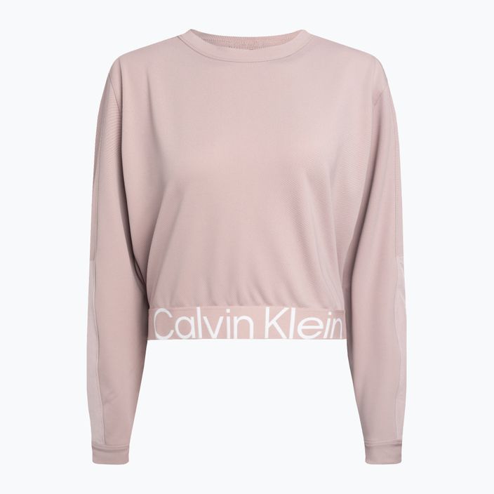 Női Calvin Klein pulóver pulóver szürke rózsa 5