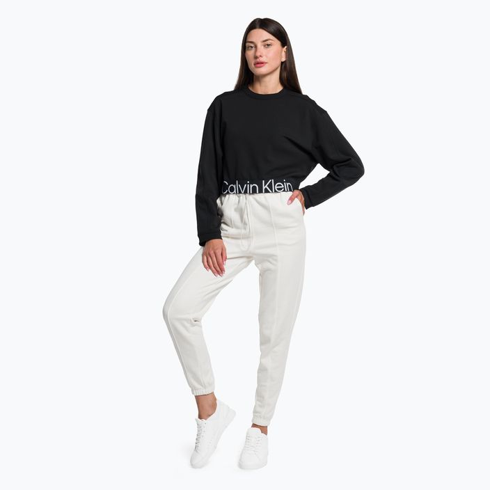 Női Calvin Klein pulóver fekete szépség pulcsi 2