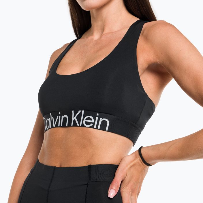 Calvin Klein Medium Support BAE fekete szépség fitness melltartó 4