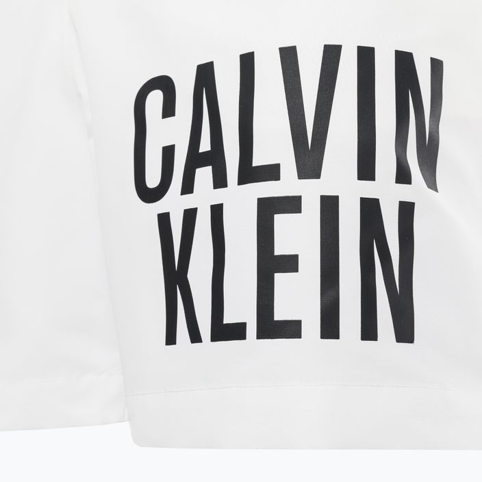 Férfi Calvin Klein Medium zsinóros úszónadrág fehér 4