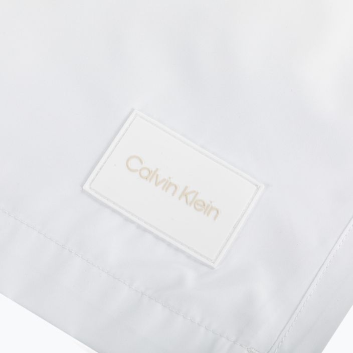 Férfi Calvin Klein Medium zsinóros úszónadrág fehér 3