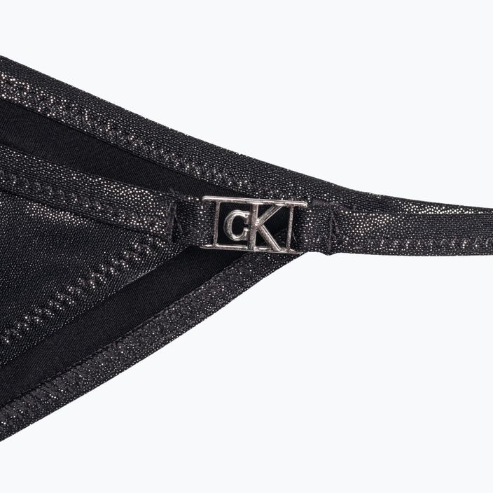 Calvin Klein String Cheeky Bikini alsó fekete 3