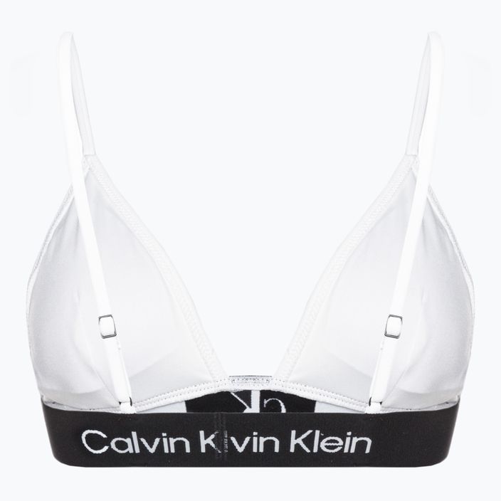 Calvin Klein Triangle-Rp fürdőruha felső fehér 2