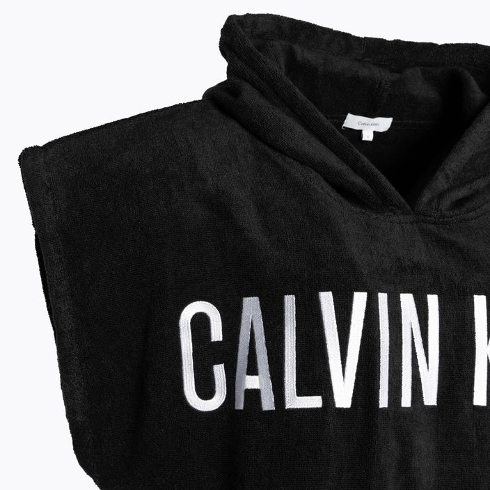Calvin Klein poncsó kapucnis pulóver fekete 3
