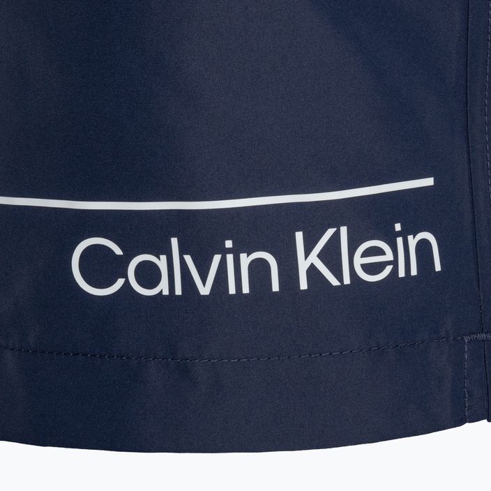 Férfi úszónadrág Calvin Klein Medium Double WB signature navy 5