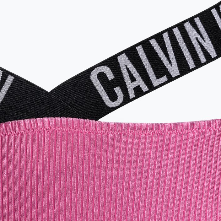 Bikini alsó  Calvin Klein High Leg Cheeky Bikini bold pink 3