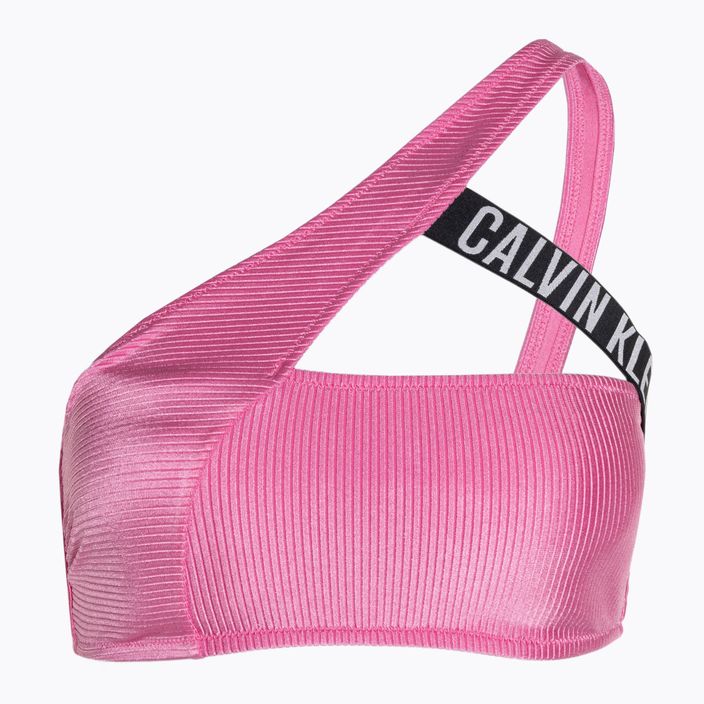Bikini felső Calvin Klein One Shoulder Bralette-RP bold pink